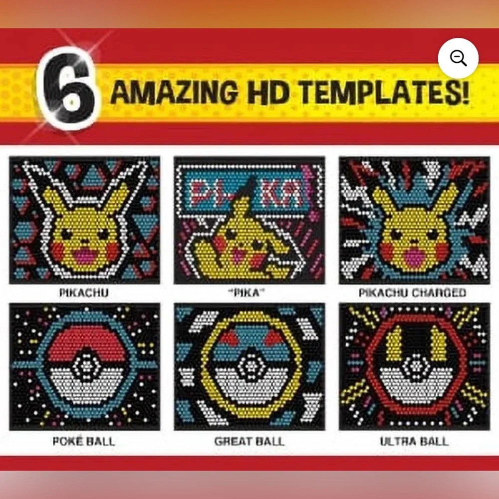 Lite-Brite Super Bright HD, Pokemon Edition - NEW